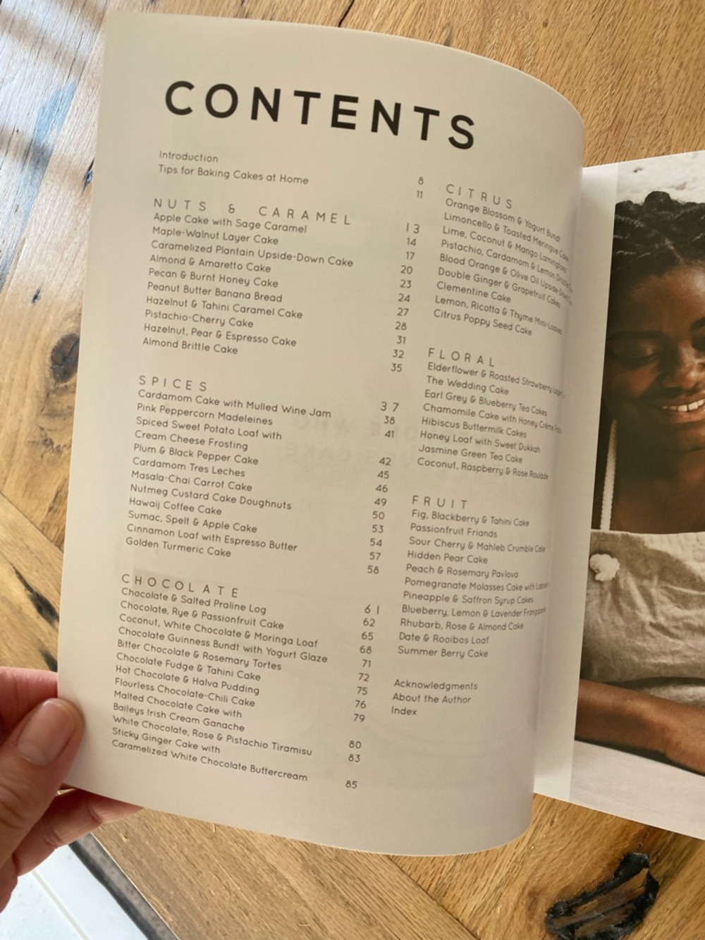 The New Way To Bake‎ Cookbook by Benjamin’s Contents Page - Cream & Black NWOT